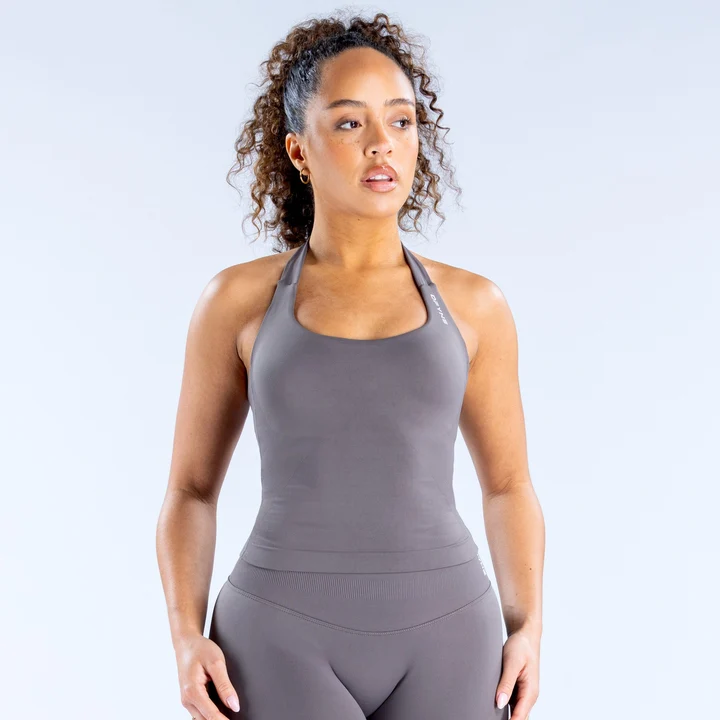 Impact halter top Truffle - 3